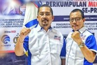 Ketum DPP MOI, Rudi Sembiring Maylila (kiri) bersama Sekjen DPP MOI, HM. Jusuf Rizal. 