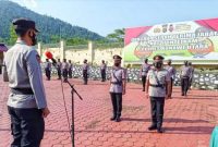 Kapolres Konut, AKBP Ahcmad Fathul Ulum, S.I.K, M.H, memimpin langsung sertijab Kasat Intelkam. (*Ist) 