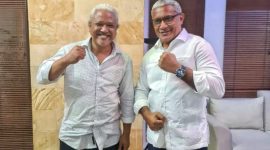 Direktur PT KMS 27, Tri Witcaksono (Kiri). 