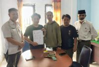 Hippmamol resmi adukan Pj Kades Awila Puncak. Rabu (23/03/2022).