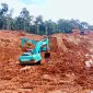 Lokasi aktivitas penambangan ore nikel di wilayah IUP PT Antam Tbk, blok mandiodo, Konawe Utara, diduga lokasi titik sumber pencemaran air bersih masyarakat desa lamondowo.(*Rul/Kroscek). 