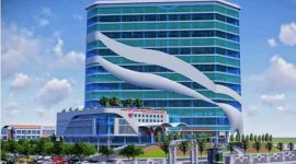 Gedung Pembangunan Rumah Sakit Jantung Oputa Yi Koo. (*Ist) 