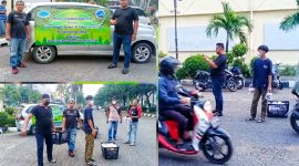 Media Portalindonews.com, bersama Tokoh Pemuda Jakarta Barat, Haji Umar Abdul Azis dan Ibu Yani Lim bagi Ta'jil di bulan Suci Ramadhan 1443 H/2022. (*Ist). 