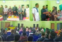 Pemerintah Desa Lengora Selatan, Kecamatan Kabaena Tengah, gelar Halal Bilhalal bersama masyarat setempat. (*Rian/KR) 