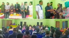Pemerintah Desa Lengora Selatan, Kecamatan Kabaena Tengah, gelar Halal Bilhalal bersama masyarat setempat. (*Rian/KR) 