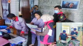 Kejatisu menggeledah kantor dan rumah dinas Dirut PDAM Tirtalihou sebelum sampai ke persidangan. (*Ist/Syam). 