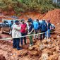 Dirkrimum Polda Sultra melakukan Police Line BB Dugaan Pengrusakan oleh PT Tiran Indonesia di wilayah IUP PT KDI di Desa Lameruru, Kecamatan Langgikima, Kabupaten Konawe Utara. Rabu (11/05/2022). (*Ist/KR) 