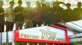 Aksi demonstrasi Front Pemuda dan Mahasiswa Konawe Utara pada Bulan Ramadhan lalu menjadwalkan RDP pada Rabu, (11/05/2022) gagal dilaksanakan. (*Ist/KR) 