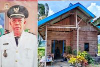 Kepala Desa Watupute, Mugni dan Pembangunan Bedah Rumah melalui Dana Desa Tahun anggaran 2022 tuntas dikerjakan sesuai ketentuan. (*Ricky/KR) 