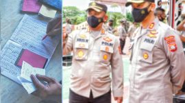 Judi Togel tebak angka disalah satu warung di Nagori, Kecamatan Siantar, Simalungun. (*Ist/KR) 