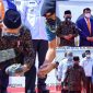 KH. Ma'ruf Amin, meletakan Batu Pertama Kawasan Industri PT. Nusantara Industri Sejati di Kabupaten Konawe Utara, Kamis (19/05/2022). (*Ist) 