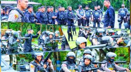 Kabag Ops Polres Konawe, Kompol Jamaluddin Saho, S.Hi., M.H, memimpin langsung pelaksanaan Raimas Polres Konawe. Sabtu (28/05/2022). (*Ist) 