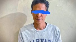 HN (40) Oknum Guru Honorer SDN 1 Mengandung Sari Diringkus Polres Lamtim. (*Ist) 