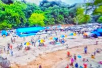 Permandian Pantai Torobulu Gelora Beach saat masih beroperasi sebelum bersengketa lahan. (*Ist) 