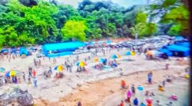 Permandian Pantai Torobulu Gelora Beach saat masih beroperasi sebelum bersengketa lahan. (*Ist) 