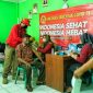 Binda Lampung bersama Dinkes Lamtim menggencarkan vaksinasi serentak. Rabu (10/08/2022). (*Ist) 