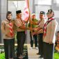 Bupati Lampung Timur Melepas Peserta Jambore Nasional Ke-XI Tahun 2022. (12/08/2022). (*Ist) 
