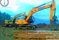 Titik koordinat aktivitas dugaan illegal mining PT Bintang Mining Indonesia (BMI) di blok morombo. (*Doc. Ist) 