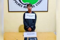 Satresnarkoba Polres Konut berhasil mengamankan pelaku berinisial AA (18). (*Ist) 