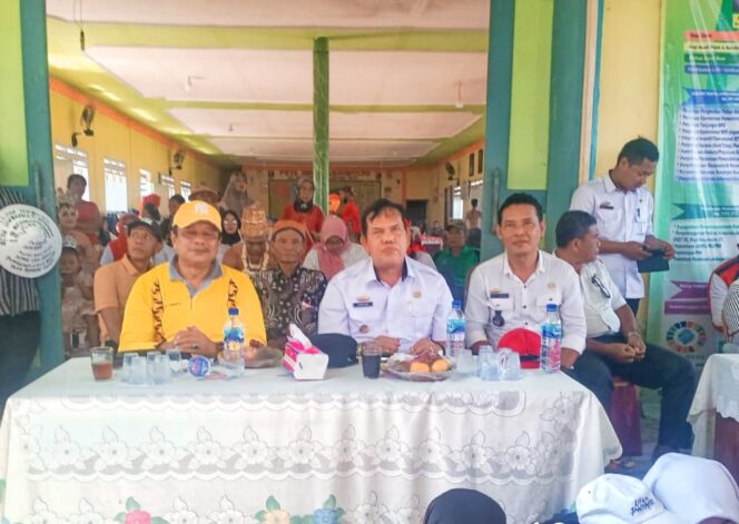 Wakil Bupati Lamoung Timur, Azwar Hadi hadir perayaan Pesta Karnaval Hari Jadi Desa Hargomulyo. Kamis (1/09/2022). (*Ist) 