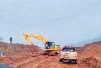 Aktivitas PT Bintang Anoa Mineral (BAM) di kawasan hutan lindung Blok 90 Lasolo milik PT Antam Tbk, eks PT Malibu di Kabupaten Konawe Utara. (*Ist) 