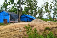 Lokasi penambangan emas ilegal di bombana. (*Ist) 