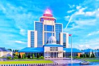 Pembangunan Gedung baru kantor Gubernur Sulawesi Tenggara setinggi 22 lantai. (*Ist) 