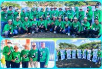 Foto bersama Ketua Komisi l DPRD Konut, Herman Sewani bersama Ika Smanwa Distrik Konawe Utara. (*Ist) 