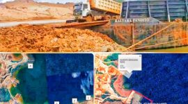 Tersus PT Baraya Sulawesi (Jetty Sudiro) di titik Koordinat : 3. 34 10.13 S-122 12 28 57 T Polygon Hektar 12,04 Ha, DLkr/DLKp 120,418 M2 melayani tambat labuh. (*Ist) 