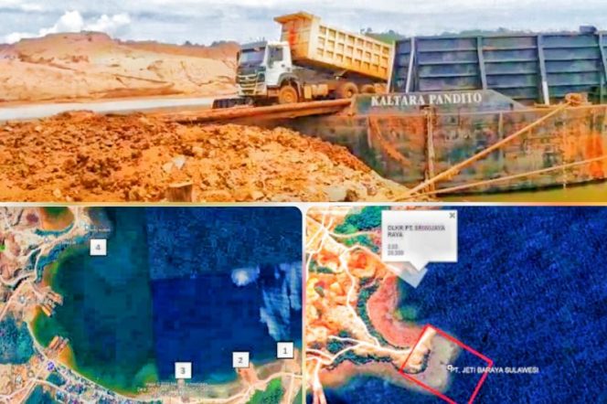 Tersus PT Baraya Sulawesi (Jetty Sudiro) di titik Koordinat : 3. 34 10.13 S-122 12 28 57 T Polygon Hektar 12,04 Ha, DLkr/DLKp 120,418 M2 melayani tambat labuh. (*Ist) 