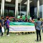 Aksi unjuk rasa Jilid II Ampuh Sultra - Jakarta mendesak KPK RI mengusut dugaan korupsi Gubernur Sulawesi Tenggara di Gedung KPK RI, Kuningan, Jakarta Selatan, Rabu (28/09/2022). (*Ist) 