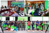 Kunker Danrem 022/PT di Makodim 0208/Asahan. Kamis 29/09/2022). (*Ist) 