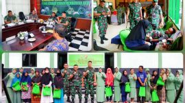 Kunker Danrem 022/PT di Makodim 0208/Asahan. Kamis 29/09/2022). (*Ist) 