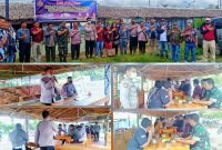 Polsek Purba bersama jajarannya gelar sosialisasi bersama masyarakat. Jumat (30/09/2022). (*Ist) 