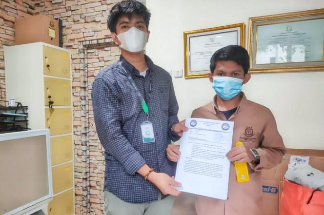 FPMKU, Andi Arman mengadukan dugaan Illegal Mining PT Tristaco Mineral Makmur di Kejagung RI. Kamis (06/10/2022). (*Ist) 