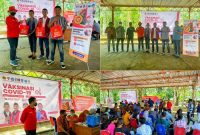 Binda Maluku menggandeng Organisasi Kepemudaan (OKP) Cipayung Plus Kota Ambon gelar vaksinasi covid-19 di Gedung Auditorium Unpatti Ambon. Kamis (06/10/2022). (*Ist) 