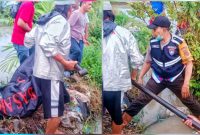 Personel polsek bangun evakuasi mayat pendeta.**