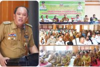 Bupati Konut, H. Ruksamin membuka Rapat Koordinasi (Rakor) evaluasi pelaksanaan Program Pemanfaatan Kebun Pekarangan (PPKP). Senin (10/10/2022). (*Ist) 