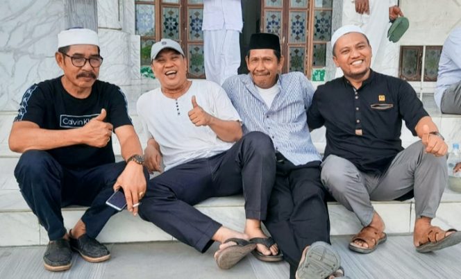 Koordinator Presidium Majelis Wilayah KAHMI Sultra, Dr. Ir. H. Ruksamin, ST., M.Si., IPU., ASEAN.Eng (Kaos putih). (*Ist) 