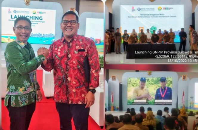 Launching Gerakan Nasional Pengendalian Inflasi Pangan dan Simda Master dilaksanakan di Nirwana Hotel Bau-Bau, Selasa (18/10/2022).(*Ist) 