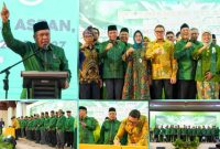 MW KAHMI Sultra Resmi Dilantik Masa Bhakti 2022-2027, di Hotel Azizah, Kota Kendari, Rabu (19/10/2022). (*Ist) 