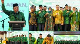 MW KAHMI Sultra Resmi Dilantik Masa Bhakti 2022-2027, di Hotel Azizah, Kota Kendari, Rabu (19/10/2022). (*Ist) 