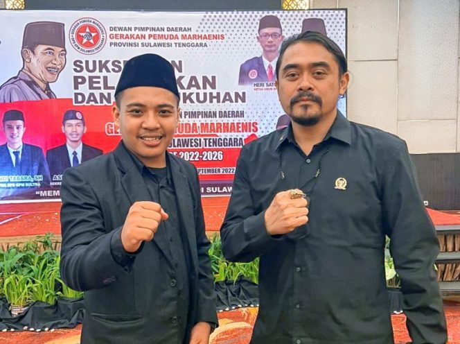 Wakabid Esdm dan Lingkungan Hidup, Julianto Jaya Perdana (Kiri) bersama Arya Wedakarna, Sekjend DPP GPM (Kanan). (*Ist) 