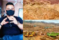 Hendro Nilopo menyoroti efek informasi operasi Tim Mabes Polri, bocor ke pelaku ilegal mining di blok mandiodo. (*Ist) 