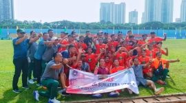 Tim Sumut berhasil duduki posisi ke 3 setelah berhasil membungkam tim jateng di Liga Santri Piala KASAD 2022. (*ist) 