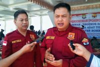 Ketua PB HIPTI Sultra, Rusmin Abdul Gani menghadiri pelaksanaan Pengukuhan DPD LAT Sultra di Eks MTQ Bombana, Rumbia, Minggu (23/10/2022). (*Rul) 
