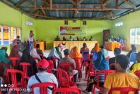 Hj Nurlin Surunuddin melakukan reses masa sidang III tahun 2021 - 2022 di desa Sambahule Kecamatan Baito. Sabtu (01/10/2022). (*Ist) 