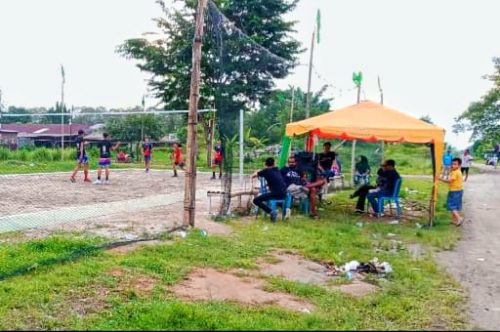 turnamen Voli Gamal Cup, yang di selenggarakan di Lapangan Belmerah Dusun X Desa Buntu Bedimbar, pada hari minggu pekan lalu (02/10/2022). **