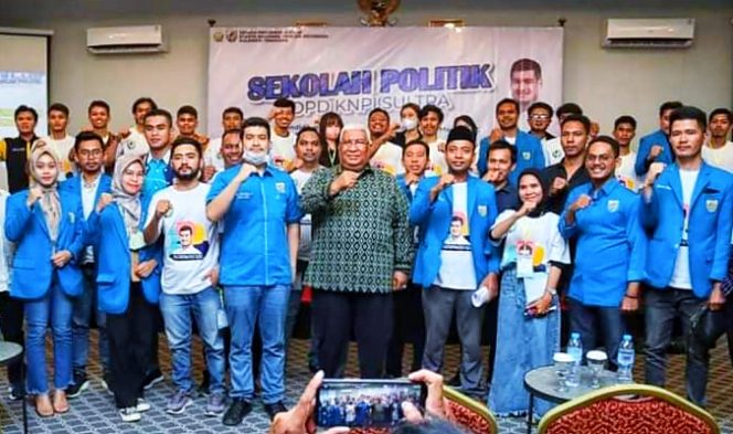 DPD KNPI Sultra gelar Pendidikan Politik Kaum Muda Untuk Sultra Maju, di Same Boutique Hotel Kendari, Sabtu (08/10/2022).