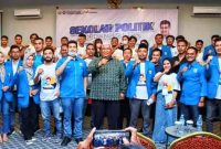 DPD KNPI Sultra gelar Pendidikan Politik Kaum Muda Untuk Sultra Maju, di Same Boutique Hotel Kendari, Sabtu (08/10/2022).